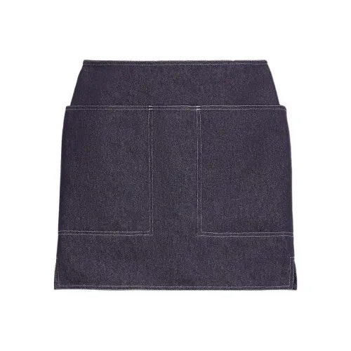 MaxMara Короткая Юбка Женская Темно-Синяя