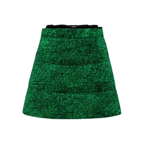 JW Anderson Зеленая Женская Повседневная Короткая Юбка