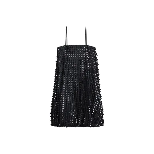 Helmut Lang FW24 Slip Платье Женское Черное