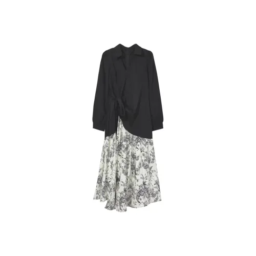 AFGGD Длинное платье с длинными рукавами женское