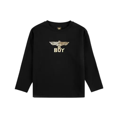 BOY JUNIOR Черные Детские Рубашки T