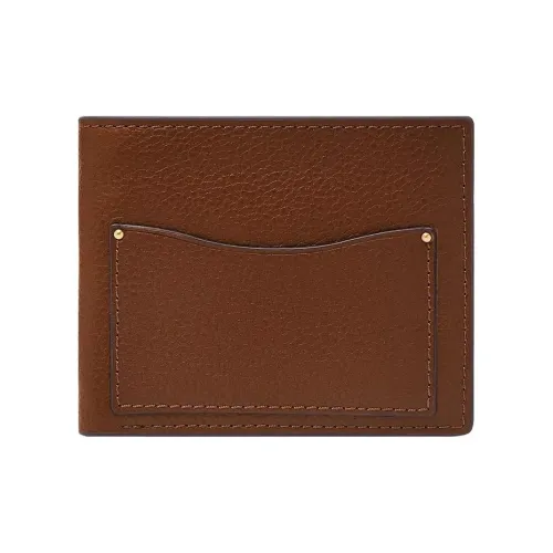 FOSSIL Кожа Кошелек Мужской Коричневый