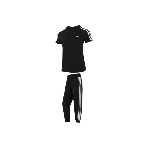 Adidas Черные Женские Повседневные Костюмы
