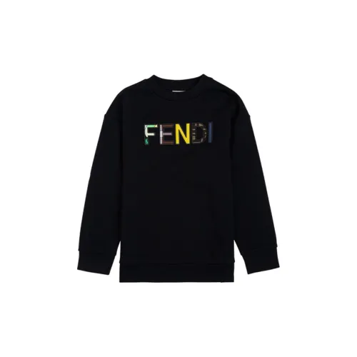 FENDI Черный Kids Свитшоты