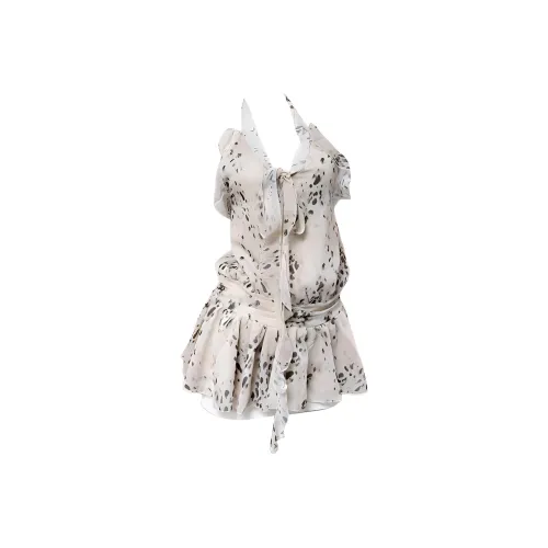 KKX Slip Платье Женское с леопардовым принтом