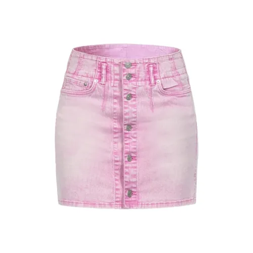 EVISU Джинсовые короткие юбки Женские
