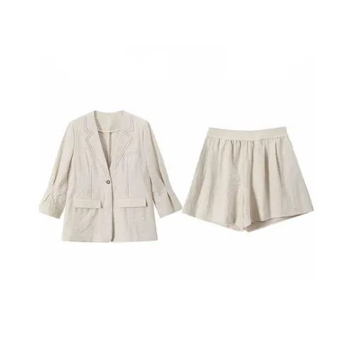 SHUXI Повседневный костюм женский Mochi белый