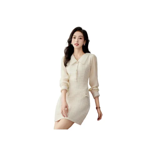 Like The Age Of Water Длинное Платье с Длинными Рукавами Женское