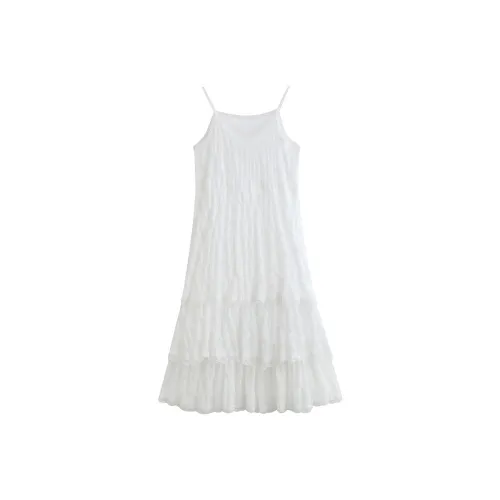 ZUKIZUKI Платье-комбинация Женское Белое