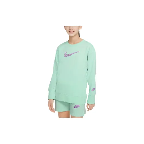 Nike Толстовка Детский Пена Мятно-зеленый Пена Мятно-зеленый Детский
