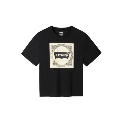 Levis Черная Красота Унисекс Футболка