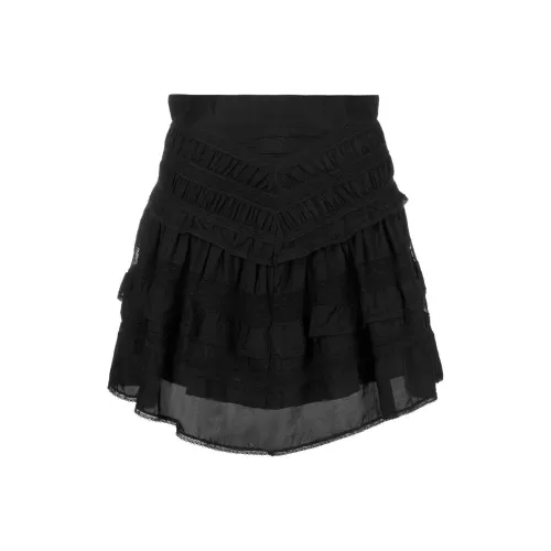 ISABEL MARANT Черная Женская Повседневная Короткая Юбка