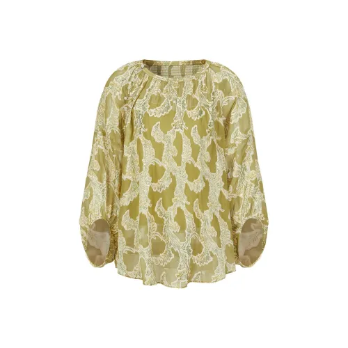 JZ. ANNAKRO Повседневный костюм женский светло-зеленый с узором