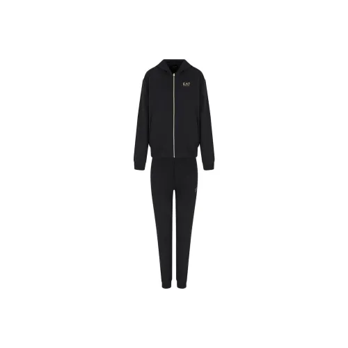 EMPORIO ARMANI EA7 Черный Женские Повседневные костюмы