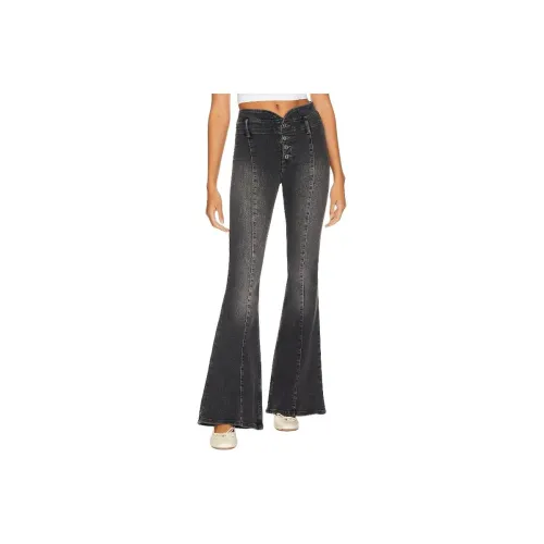 FREE PEOPLE Серые Женские Джинсы