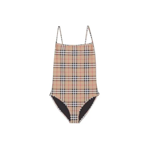 Burberry Ван-Пис Купальник Женский Бежевый