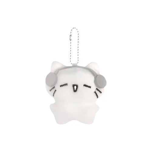 ROUERXIONG Милый Наушники Плачущий Котенок Брелок Кукла Плюшевая Подвеска 6,5 см Высота