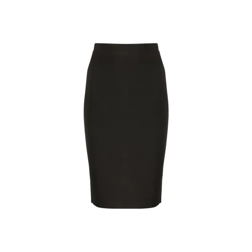 SAINT LAURENT Повседневный Длинный Юбка Женские Коричневый