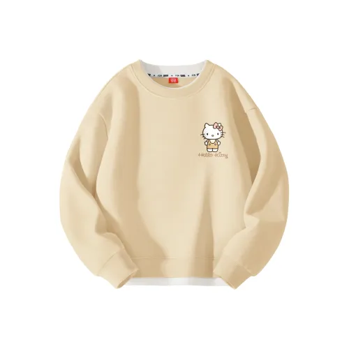 Hello Kitty Свитшот Абрикос Серый Детский