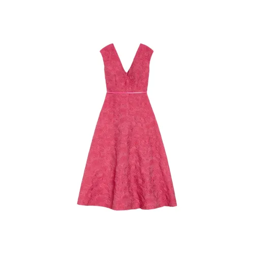 MaxMara Studio Без рукавов Платье Женское Розовое