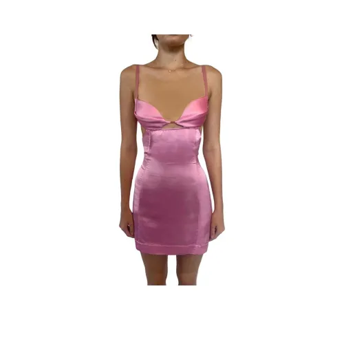 Nensi Dojaka Slip Платье Женское Розовое