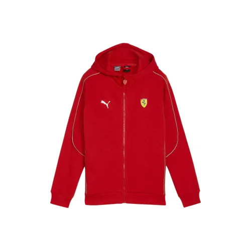PUMA Куртки и Пальто Scuderia Ferrari Race Красный Детский
