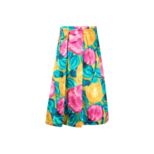 MARNI Многоцветные Женские Повседневные Длинные Юбки