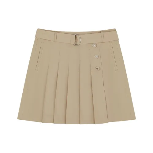 Teenie Weenie Повседневные Юбки Короткие Женские Светлый Хаки