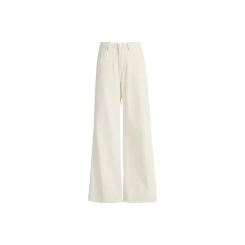 SONGS ALONG Абрикос Женские Джинсы