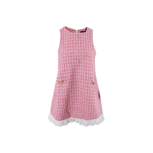CLOUD SEASON Без рукавов Платье Женское Розовое