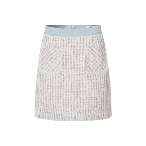 DEGAIA Повседневные короткие юбки женские розовые