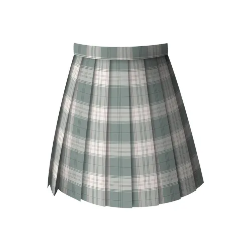 SHENBEI JK Повседневные короткие юбки Женские Серый