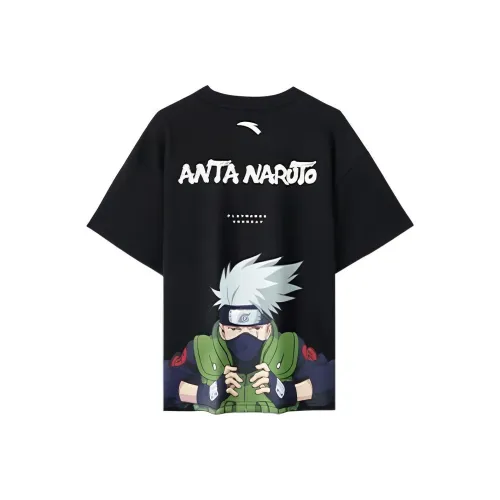 Antakids NARUTO Мечтательная черная унисекс футболка