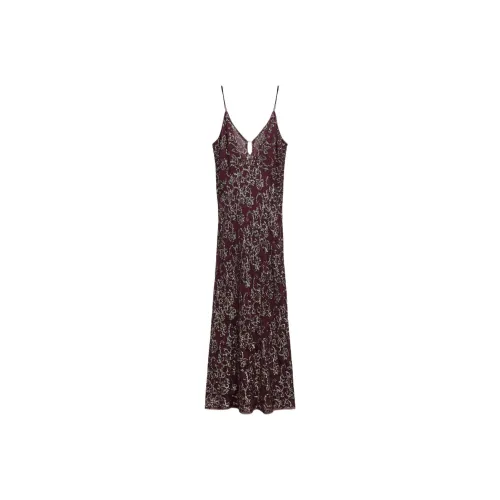 ZARA ZW Series Темно-фуксия Женские Слиплатья