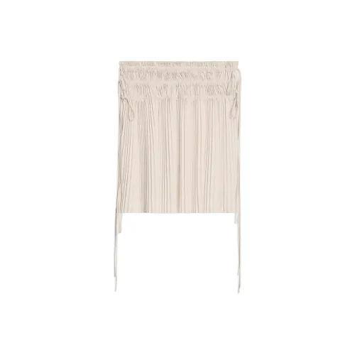 Helmut Lang Повседневные короткие юбки женские цвет слоновая кость