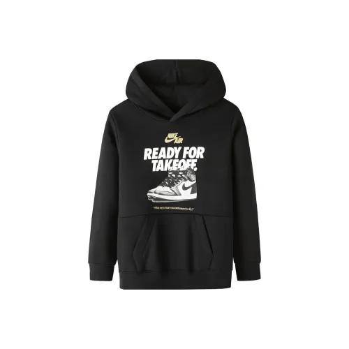 NIKE Глубокий черный Kids Свитшоты