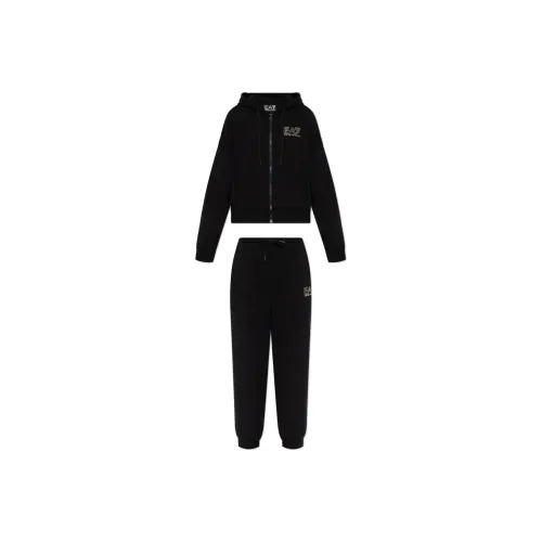 EMPORIO ARMANI EA7 Черный Женские Повседневные костюмы