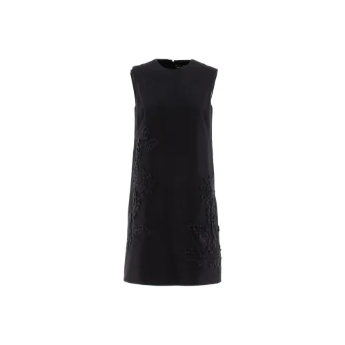 ERMANNO SCERVINO Черные Женские Платья без рукавов
