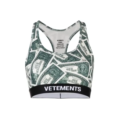 Vetements Зеленый Женское спортивное белье