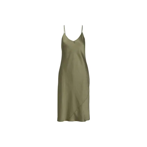 ARITZIA WILFRED Новый ONLY Slip Satin Midi Dress Slip Dress Women's Bosana Green