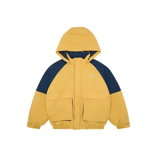 Vision Street Wear Хлопковый пуховик Средний Желтый Детский