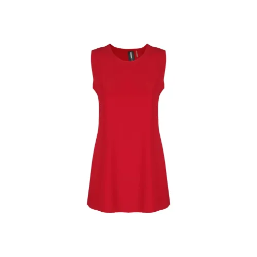 NORMA KAMALI Без рукавов Платье Женское Красное