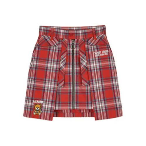 LALABOBO Red Женские Повседневные Короткие Юбки