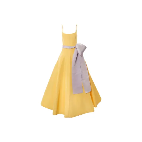 CarolinaHerrera Slip Платье Женское Желтое