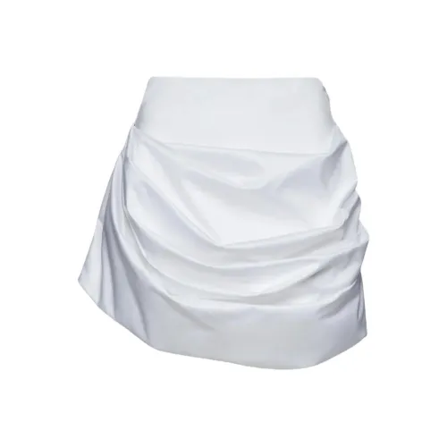 MAGDA BUTRYM SS24 Повседневные короткие юбки Женские Белые
