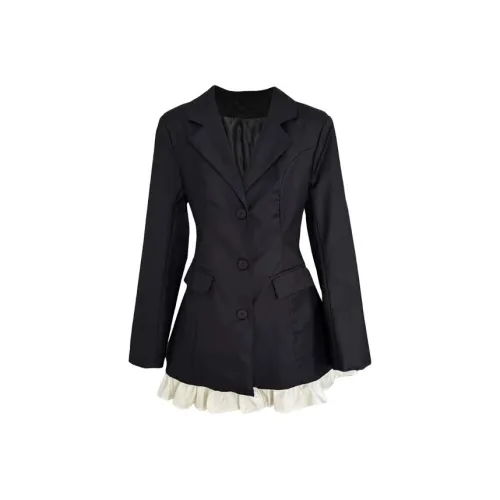 HUINIAN Длинное платье с длинным рукавом женское черное