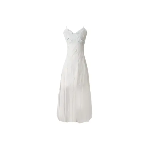 VKXOW Slip Платье Женское Абрикосово-зеленый