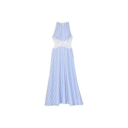 Sandro Без рукавов Платье Женское Синее