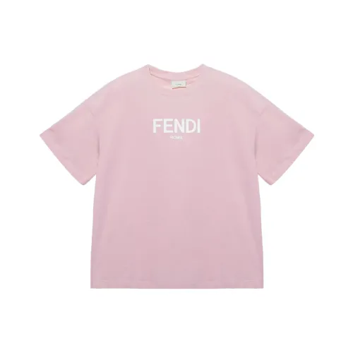 FENDI Короткий рукав T-рубашки Розовый Детский