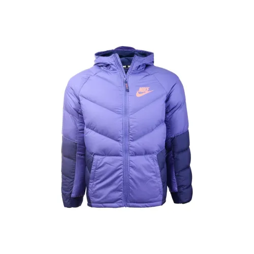 nike Фиолетовый Kids Утеплённые куртки